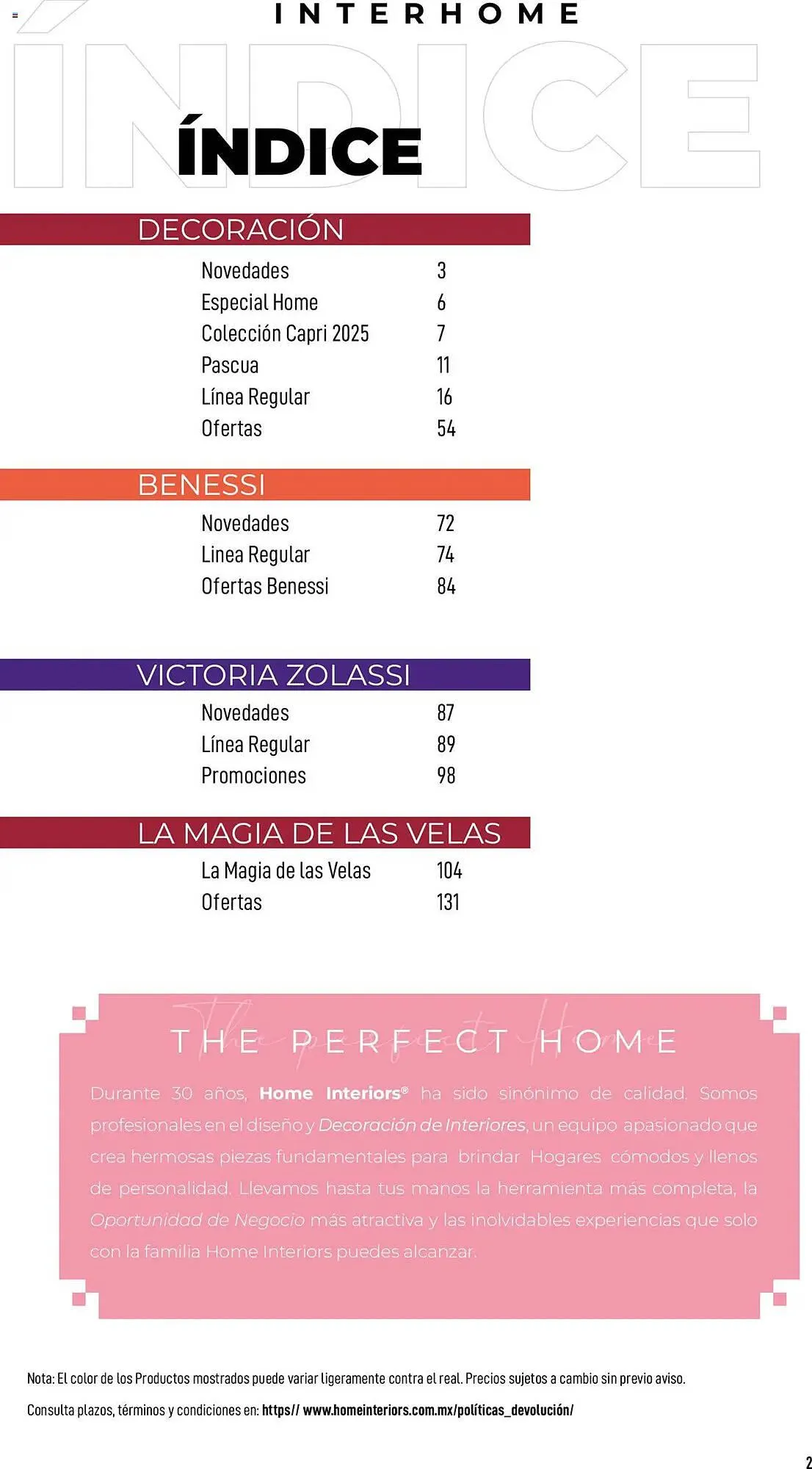 Catálogo de Catálogo Home Interiors 31 de mayo al 15 de junio 2025 - Pagina 2