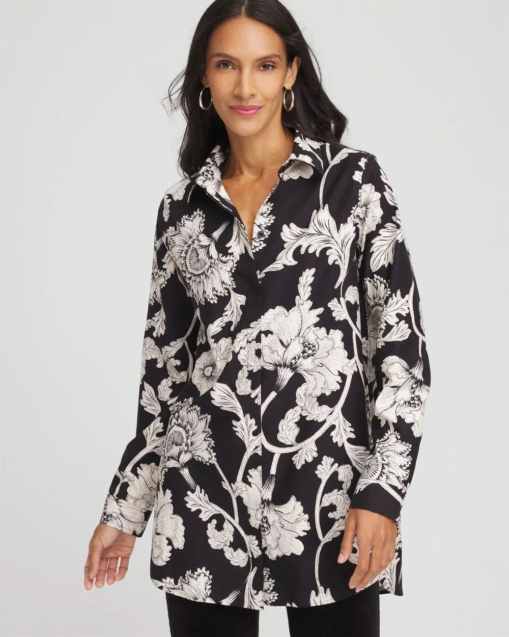 No Iron ™ Bryne Bloom Stretch Tunic