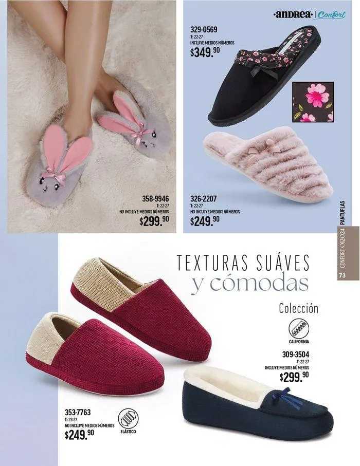 Catálogo de ANDREA - CALZADO CONFORT 26 de agosto al 25 de enero 2025 - Pagina 72
