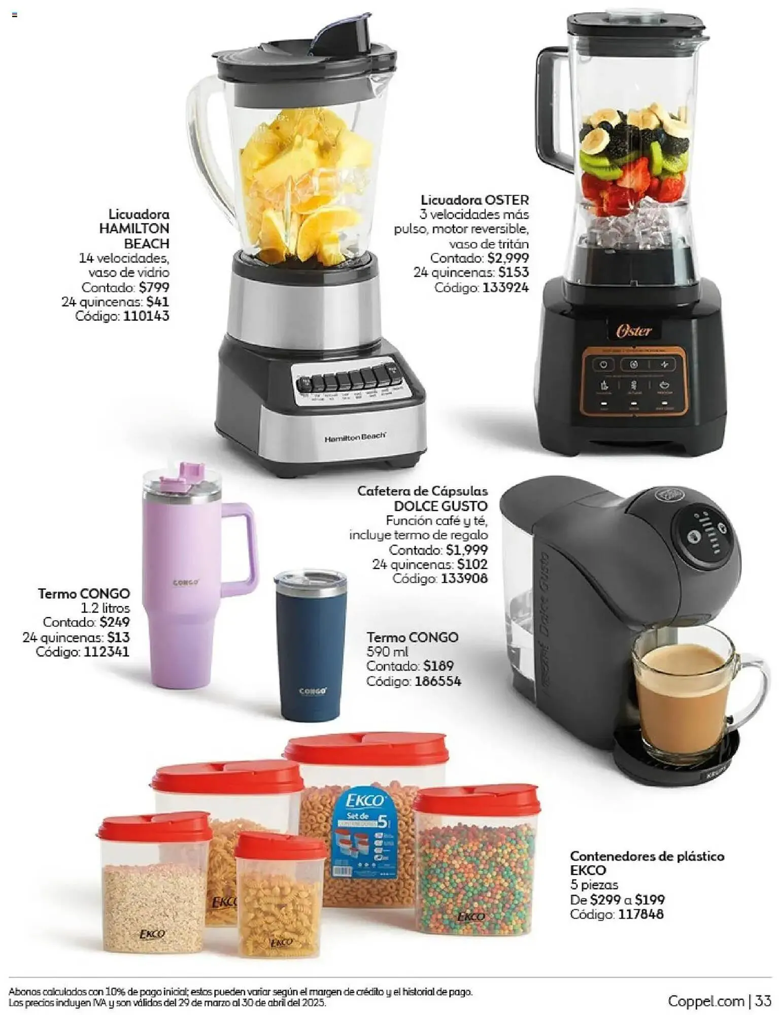 Catálogo de Catálogo Coppel 1 de abril al 30 de abril 2025 - Pagina 33