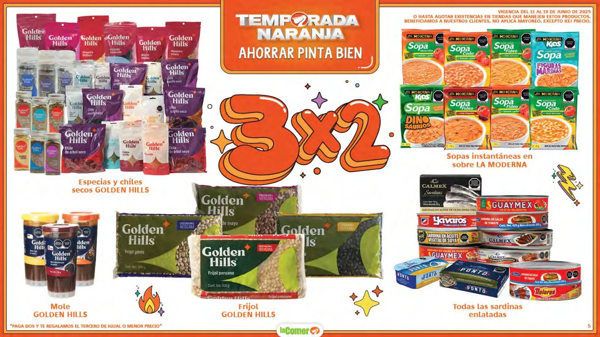 Catálogo de Catálogo La Comer 11 de junio al 19 de junio 2025 - Pagina 5