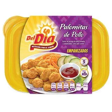 Palomitas de Pollo Del Día empanizadas 500 g