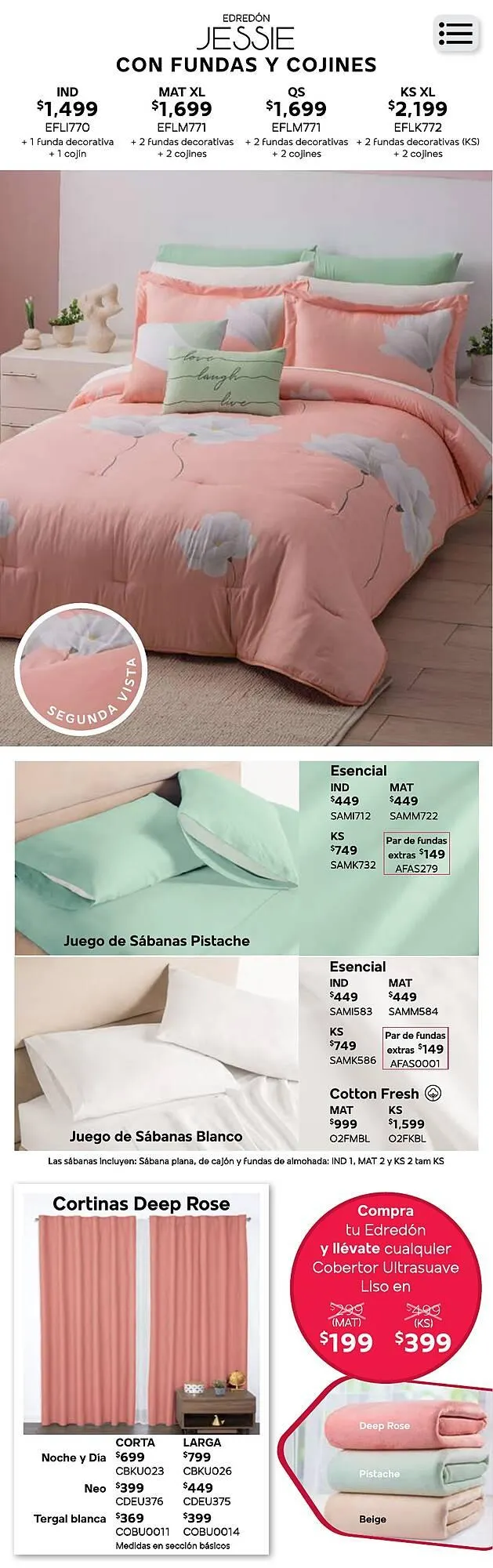 Catálogo de Catálogo Colchas Concord 26 de agosto al 31 de diciembre 2024 - Pagina 9