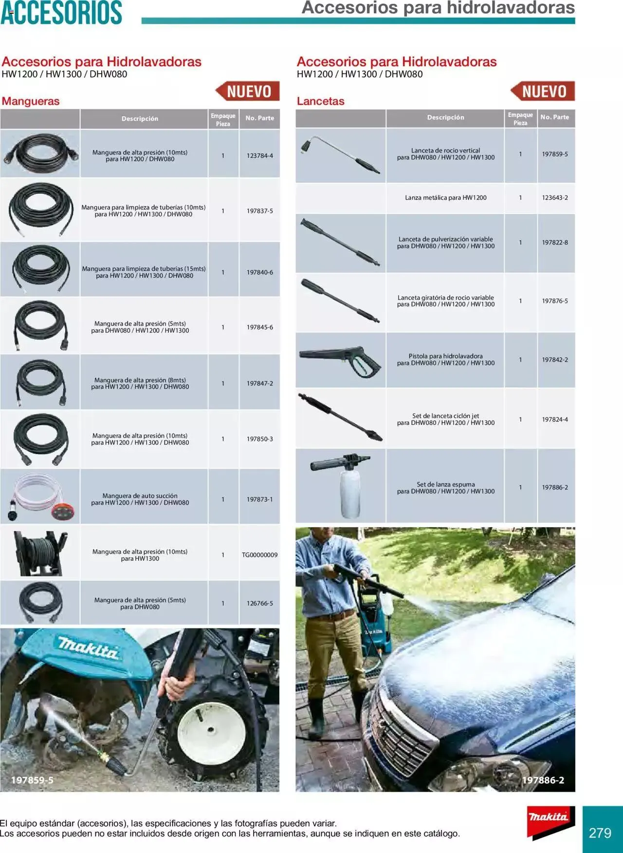 Catálogo de Makita Ofertas Accesorios 5 de septiembre al 31 de diciembre 2023 - Pagina 279