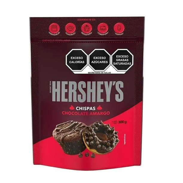 Chispas de chocolate Hershey's amargo 300 g