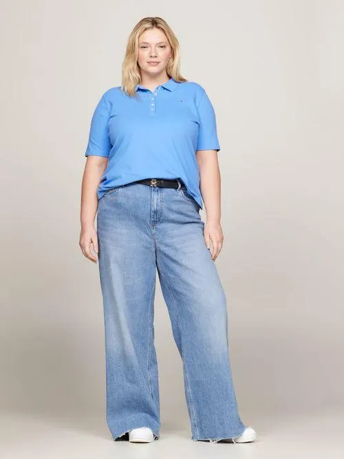 Polo Curve 1985 de corte regular de mujer Tommy Hilfiger