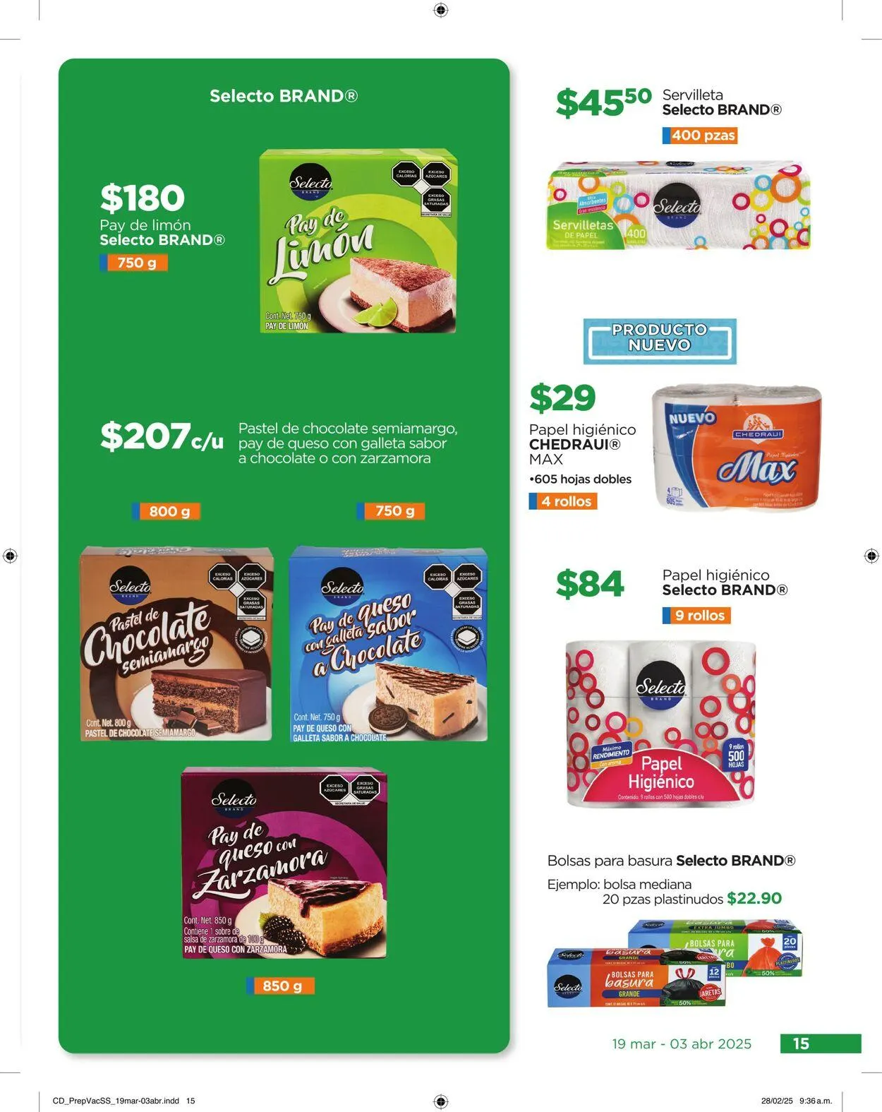 Catálogo de Chedraui Oferta actual 30 de julio al 13 de agosto 2025 - Pagina 15