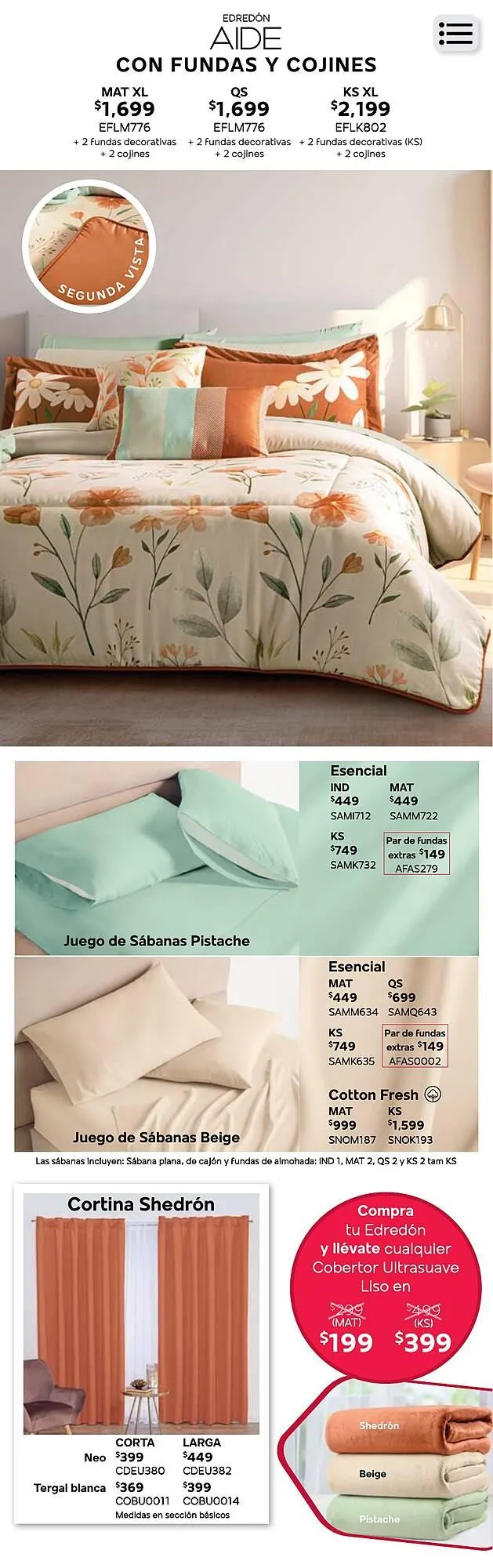 Catálogo de Catálogo Colchas Concord 26 de agosto al 31 de diciembre 2024 - Pagina 10