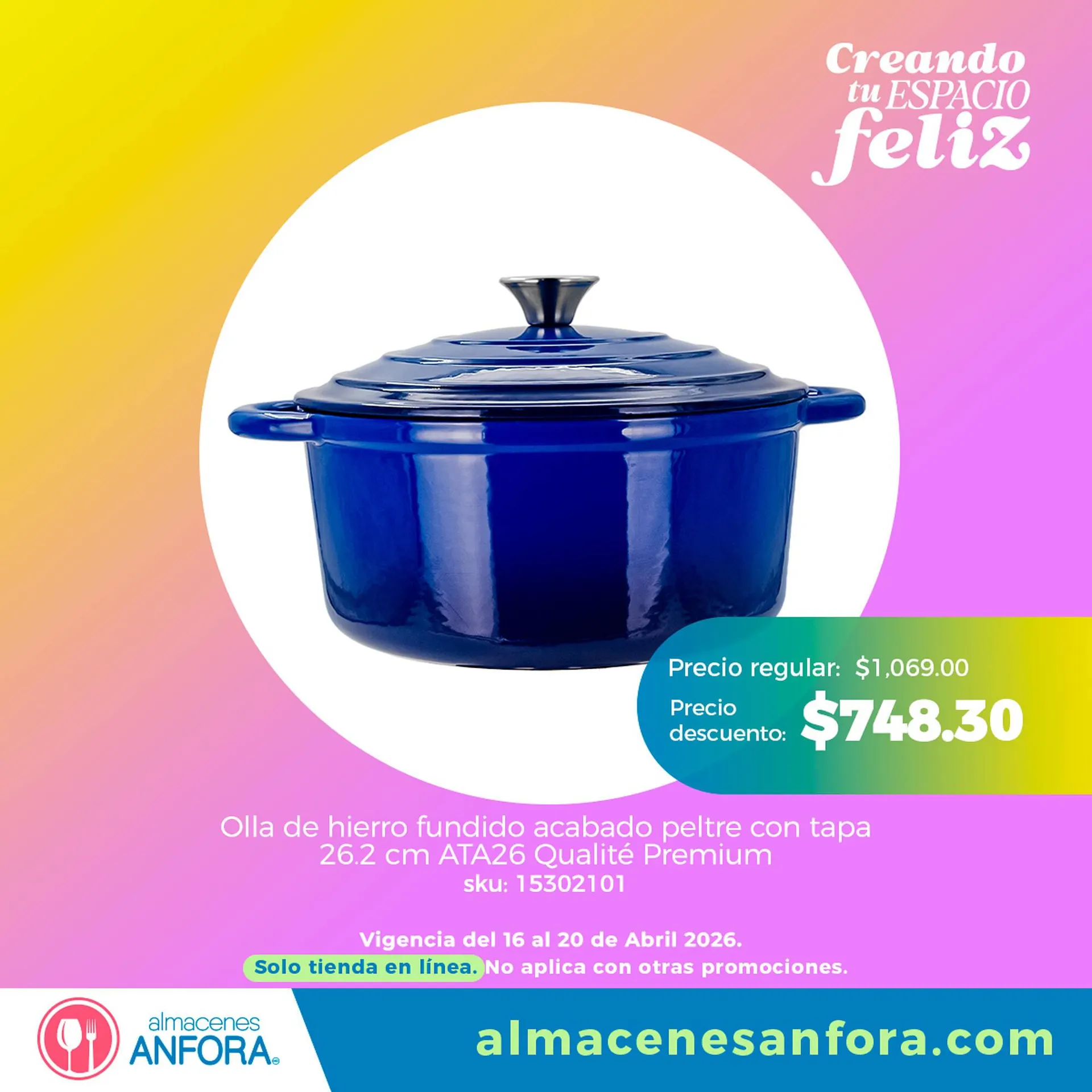 Catálogo de Catálogo Almacenes Anfora 16 de abril al 20 de abril 2026 - Pagina 1