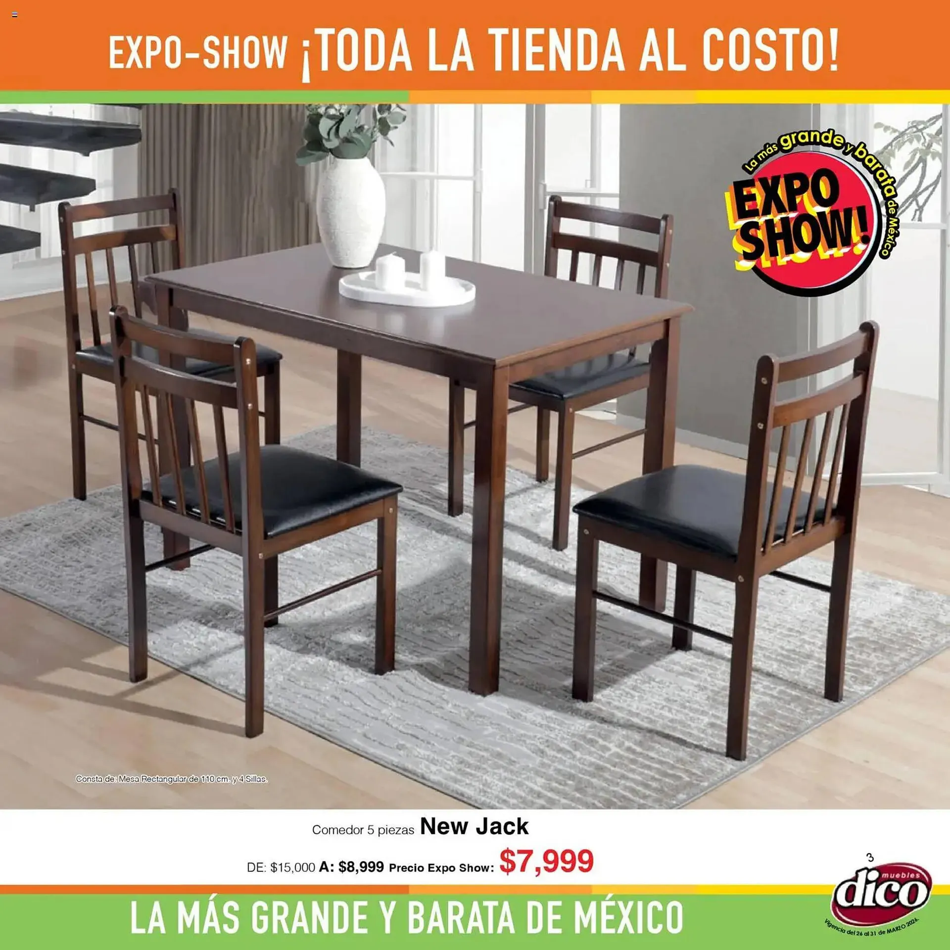 Catálogo de Catálogo Muebles Dico 26 de marzo al 1 de abril 2026 - Pagina 3