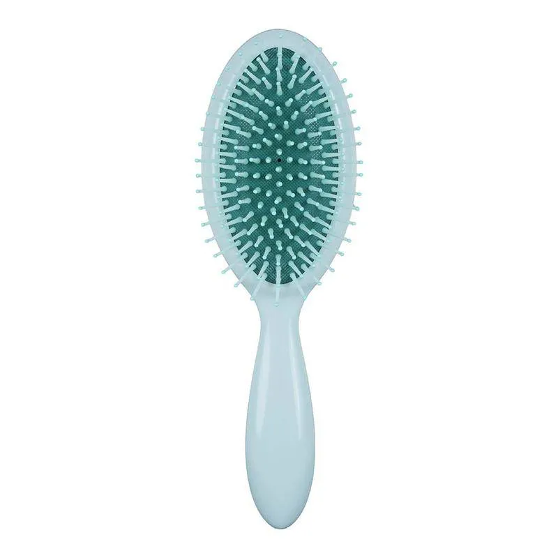 Cepillo Para Cabello Con Cojín Plástico Verde