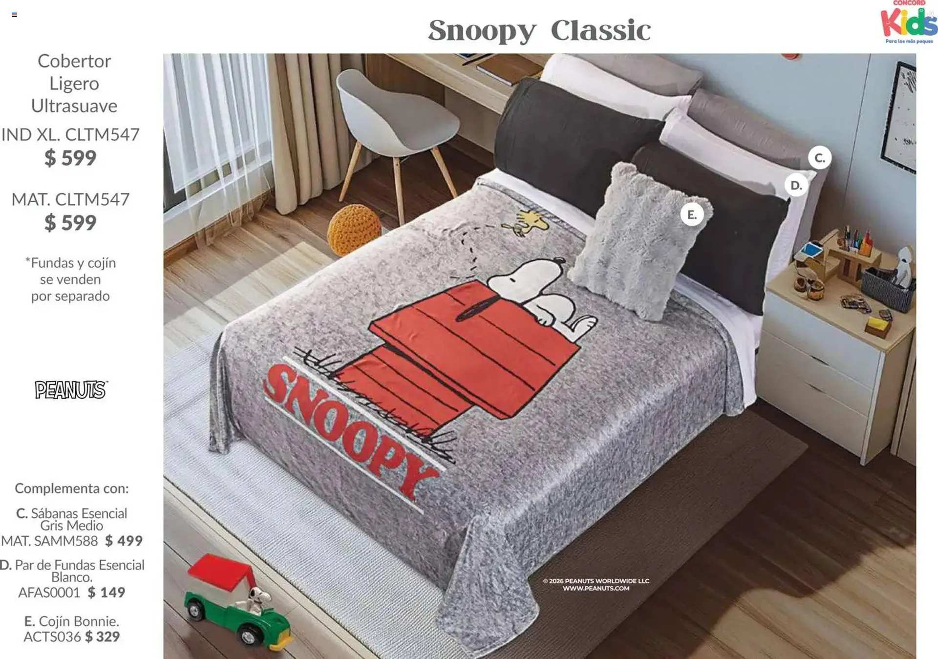 Catálogo de Catálogo Colchas Concord 1 de febrero al 1 de mayo 2026 - Pagina 85