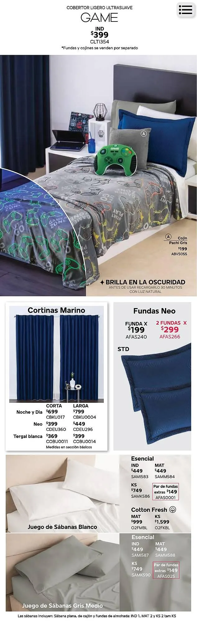 Catálogo de Catálogo Colchas Concord 26 de agosto al 31 de diciembre 2024 - Pagina 352