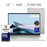 Asus Zenbook 14 14" WUXGA Oled Táctil Intel Core Ultra 5 16GB 512GB SSD