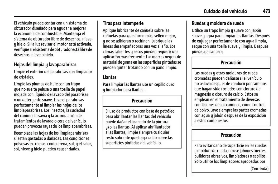 Catálogo de Cheyenne 2025 Manual del propietario 22 de enero al 31 de diciembre 2025 - Pagina 474