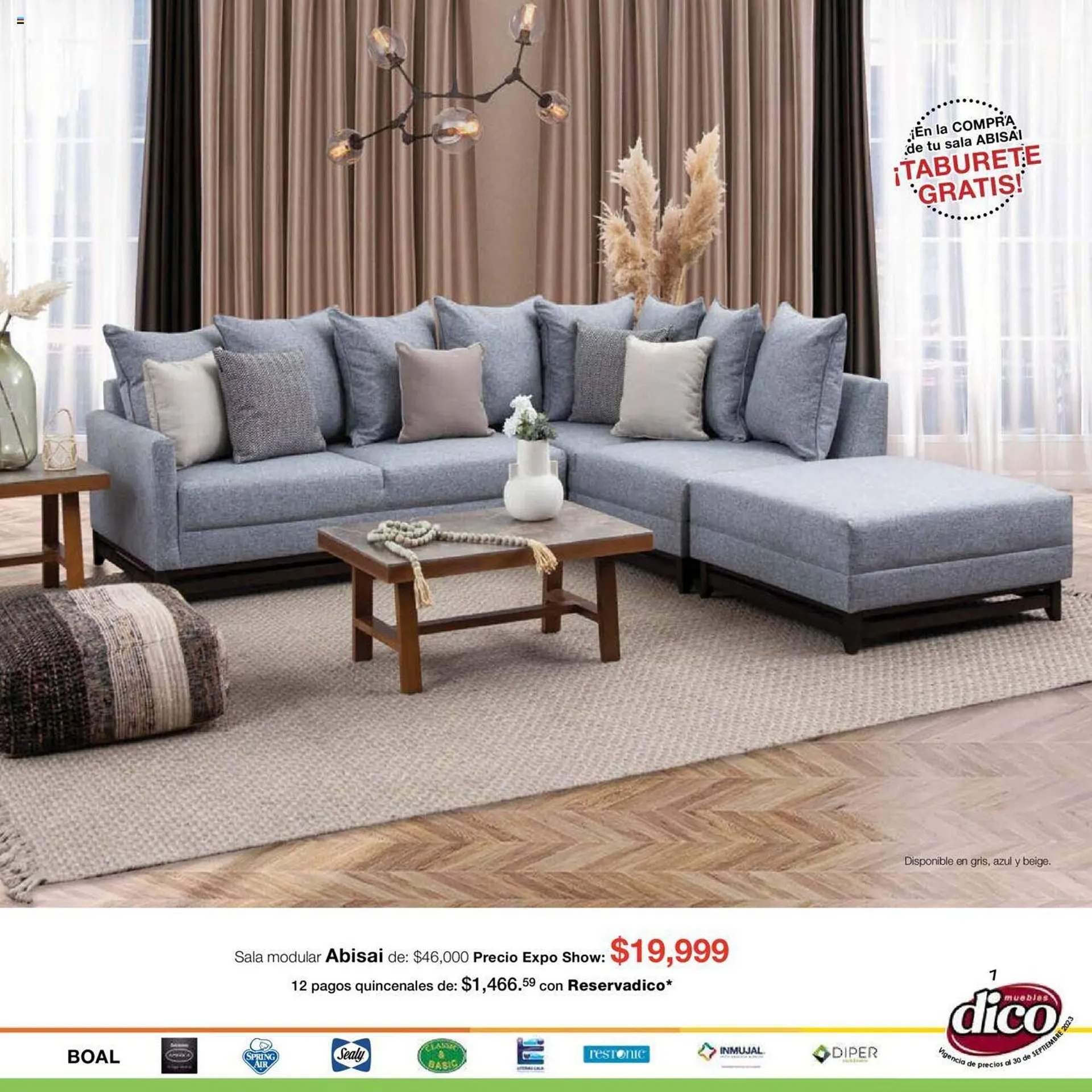 Catálogo de Catálogo Muebles Dico 7 de septiembre al 30 de septiembre 2023 - Pagina 7