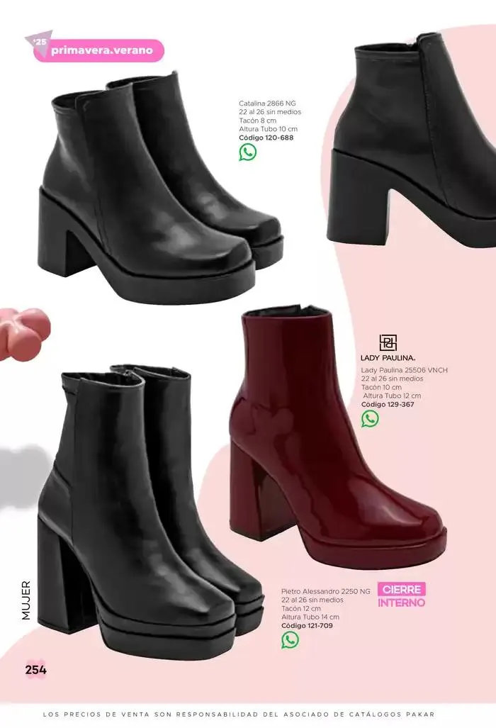 Catálogo de Pakar Mujer 31 de enero al 31 de agosto 2025 - Pagina 254