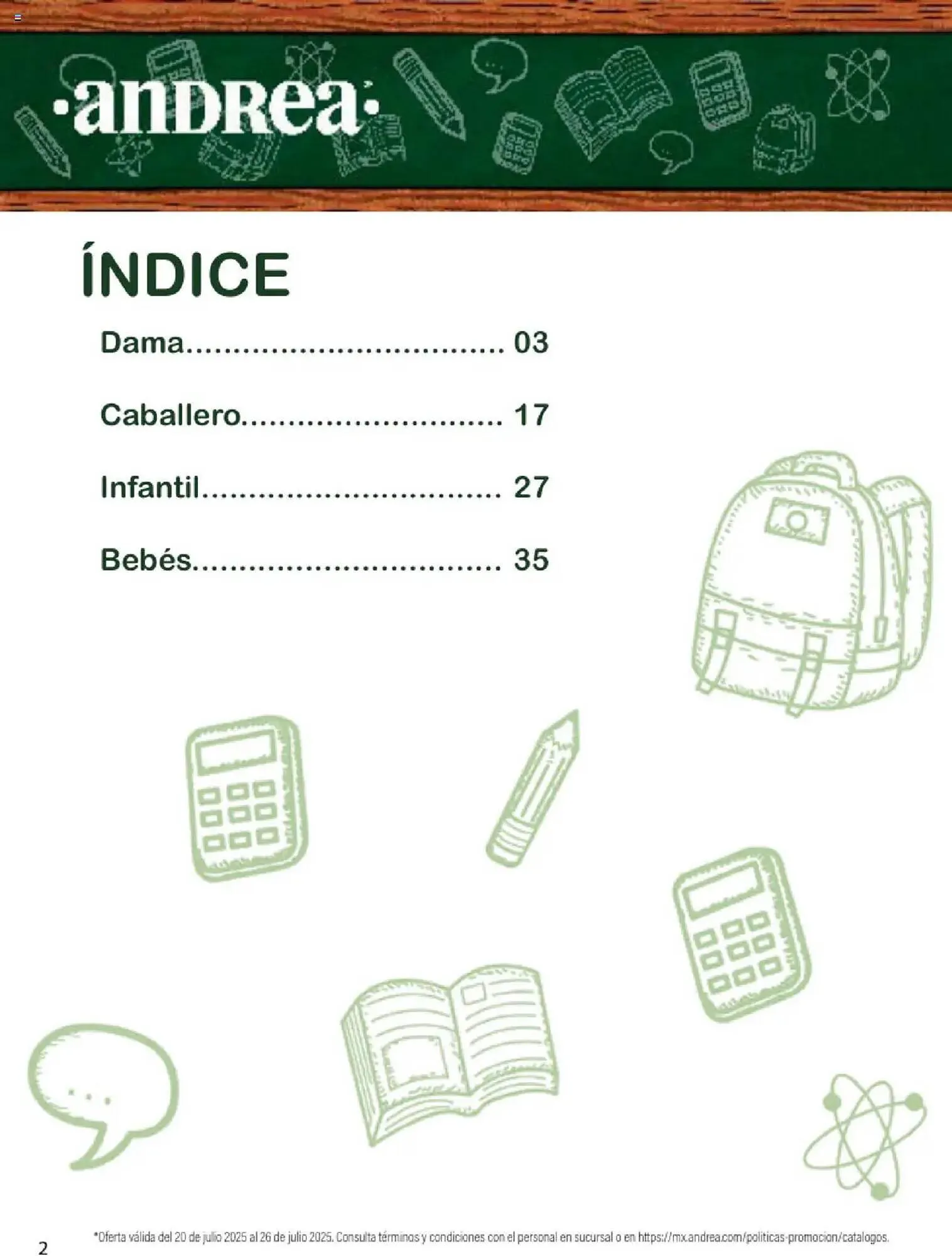 Catálogo de Catálogo Andrea 20 de julio al 26 de julio 2025 - Pagina 2