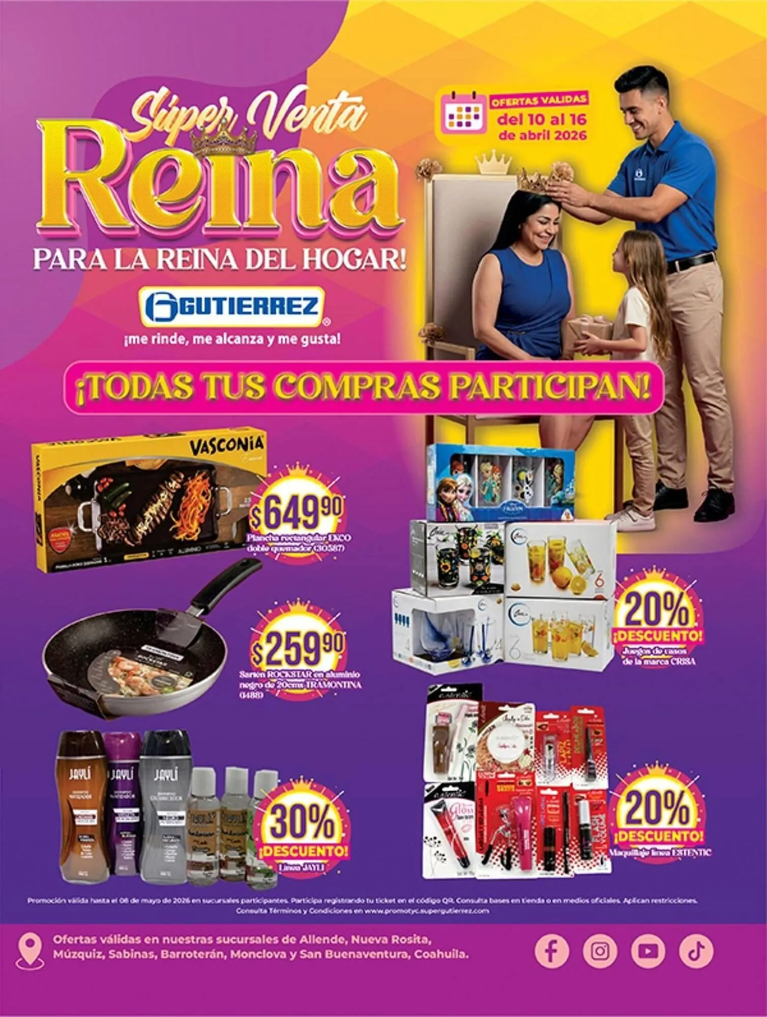 Catálogo de Folleto Super Gutiérrez 10 de abril al 16 de abril 2026 - Pagina 2