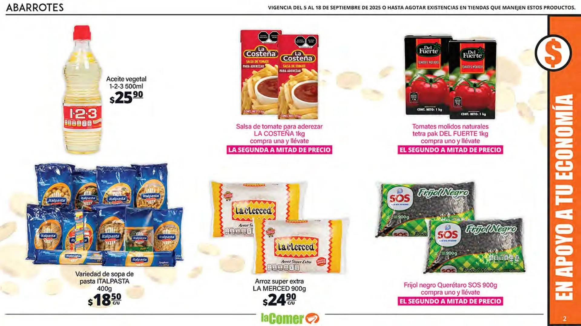 Catálogo de Folleto La Comer 5 de septiembre al 18 de septiembre 2025 - Pagina 2