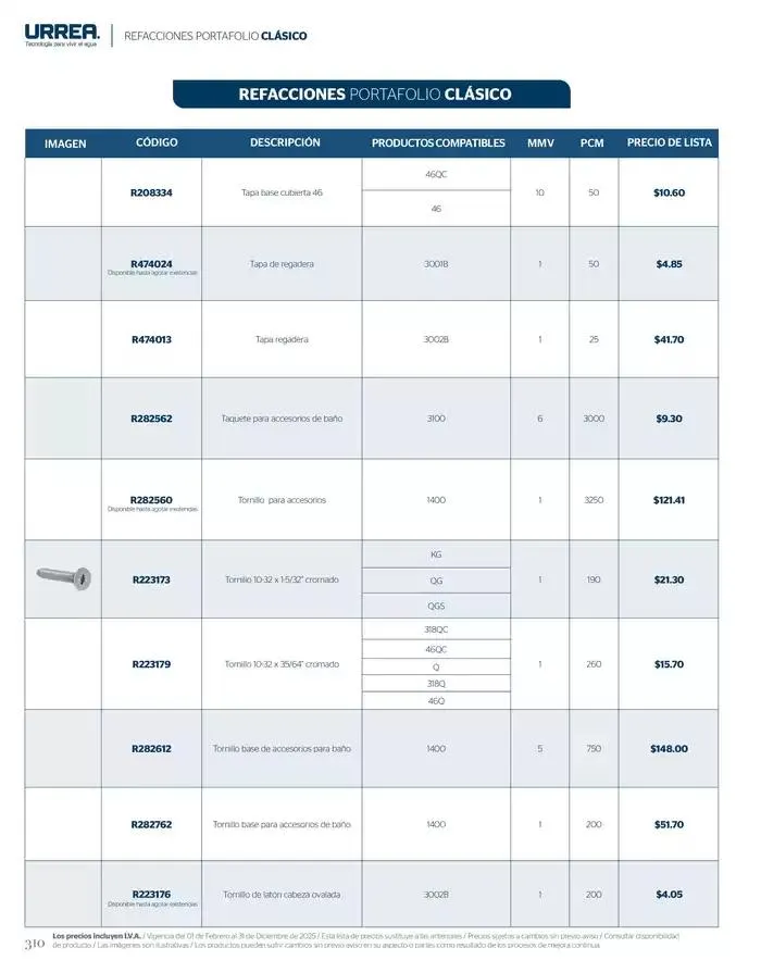Catálogo de Catálogo Residencial 2025 28 de febrero al 28 de febrero 2026 - Pagina 316