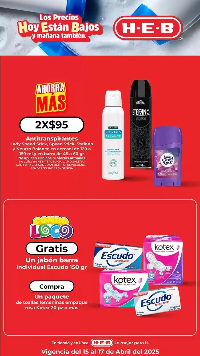 Catálogo de Ofertas HEB 15 de abril al 17 de abril 2025 - Pagina 7