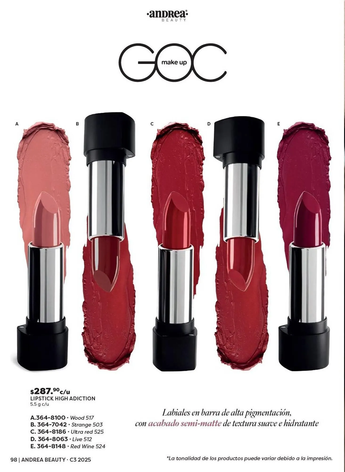 Catálogo de Catálogo Andrea 23 de mayo al 31 de diciembre 2025 - Pagina 98