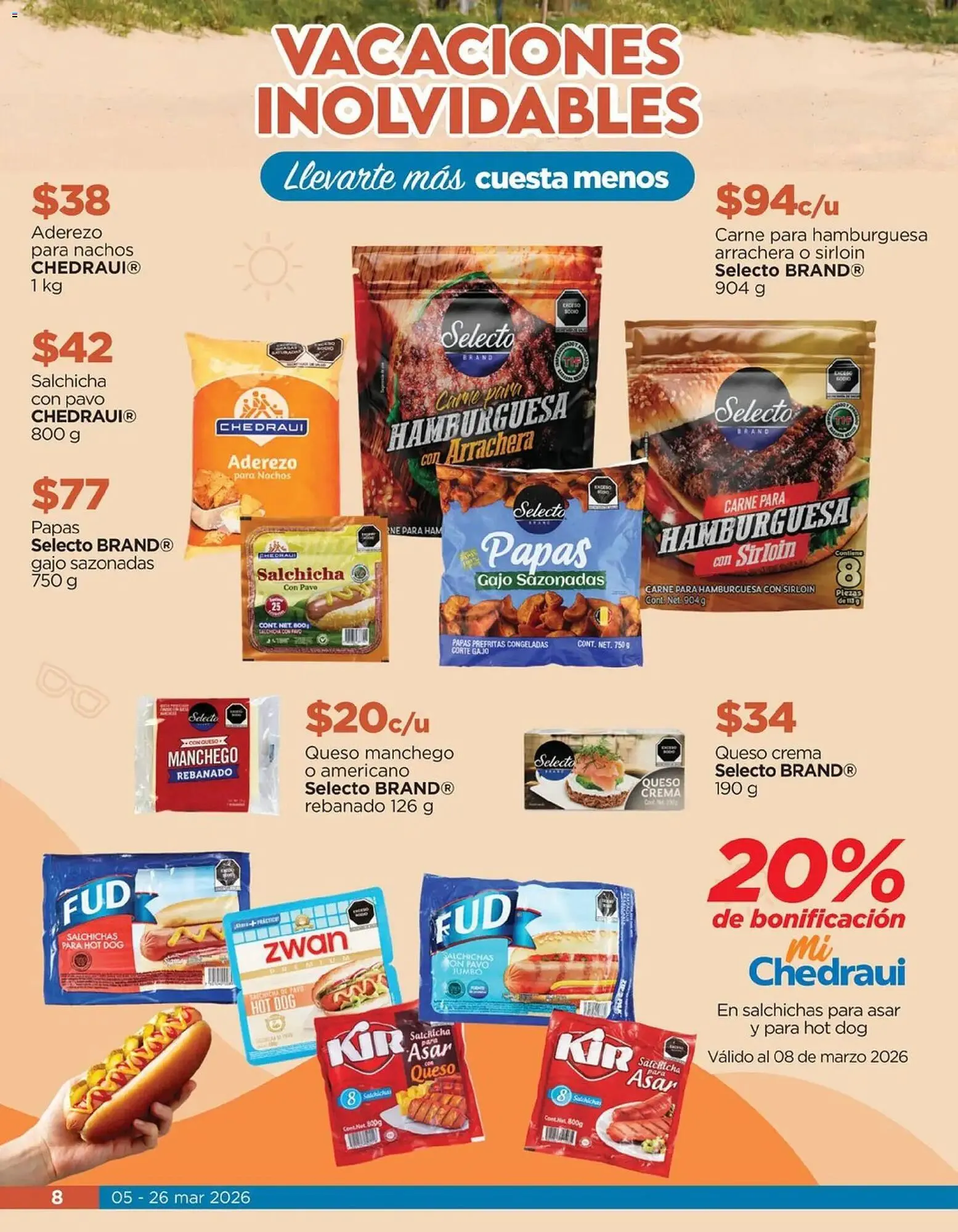 Catálogo de Folleto Chedraui 5 de marzo al 26 de marzo 2026 - Pagina 8