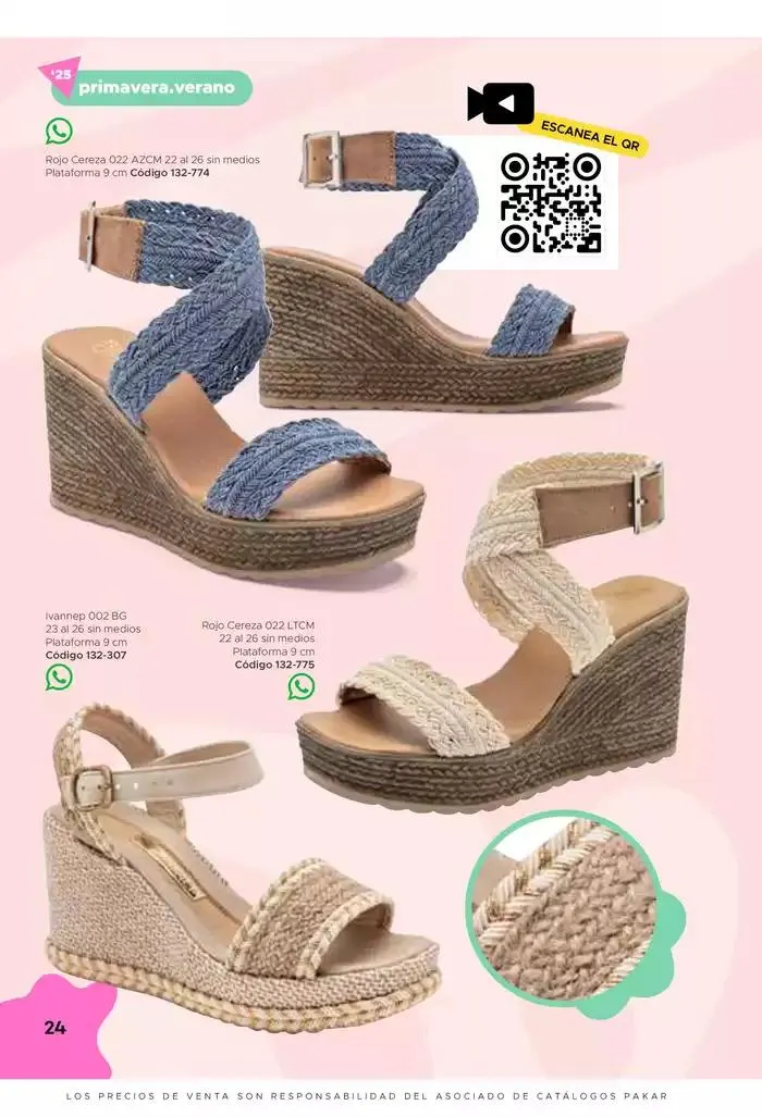 Catálogo de Pakar Sandalia 31 de enero al 31 de mayo 2025 - Pagina 24