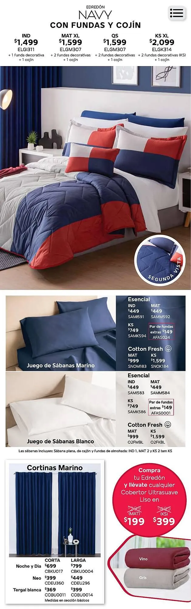 Catálogo de Catálogo Colchas Concord 26 de agosto al 31 de diciembre 2024 - Pagina 6