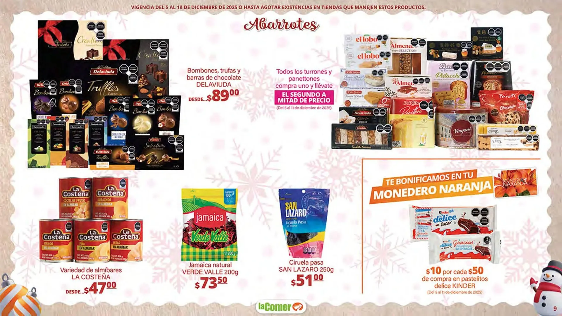 Catálogo de Folleto La Comer 5 de diciembre al 18 de diciembre 2025 - Pagina 9
