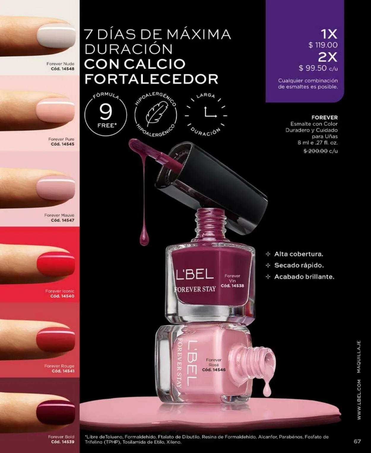 Catálogo de L'BEL 3 de abril al 30 de abril 2024 - Pagina 67