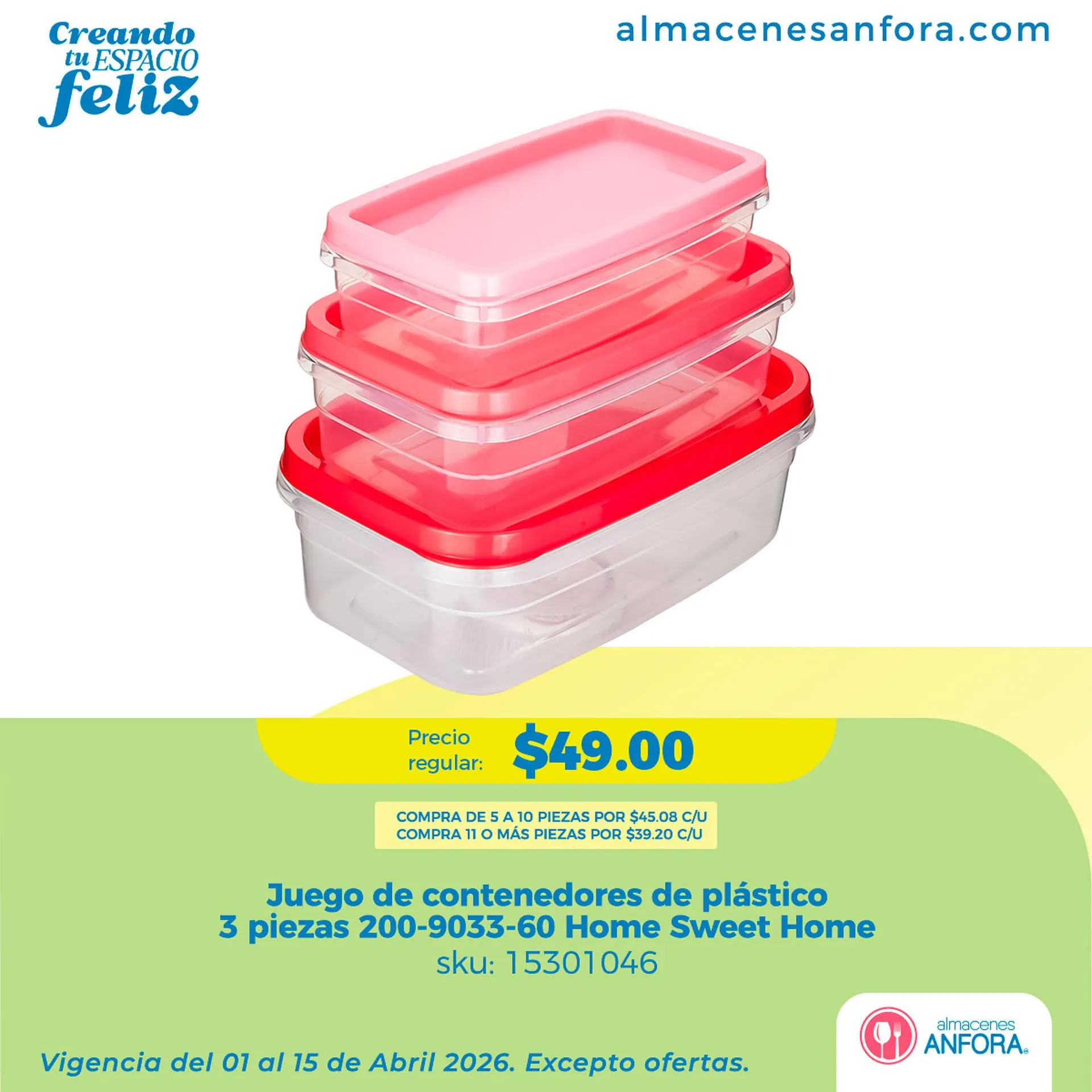 Catálogo de Catálogo Almacenes Anfora 4 de abril al 15 de abril 2026 - Pagina 4