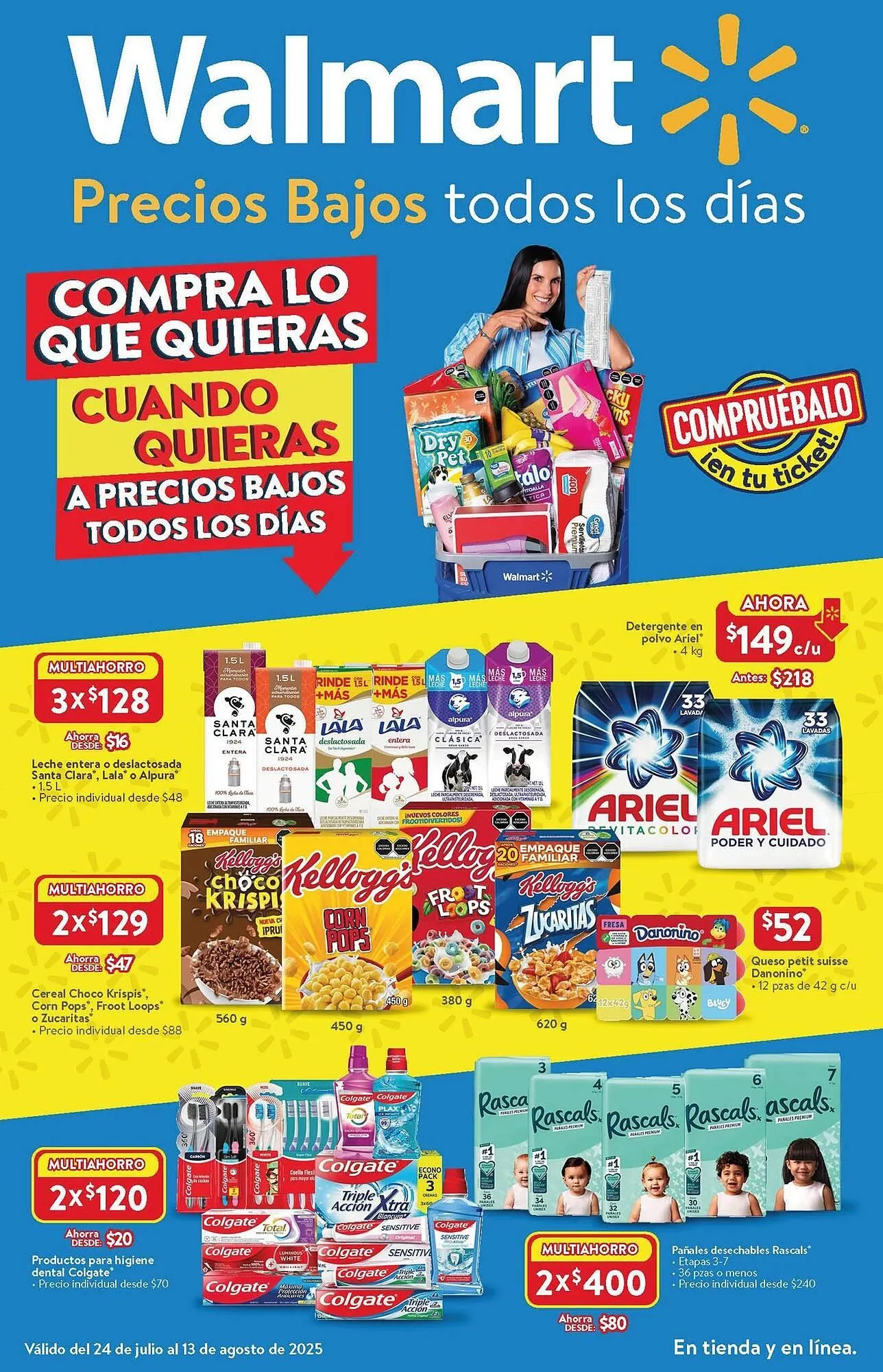 Catálogo de Catálogo Walmart 24 de julio al 13 de agosto 2025 - Pagina 1
