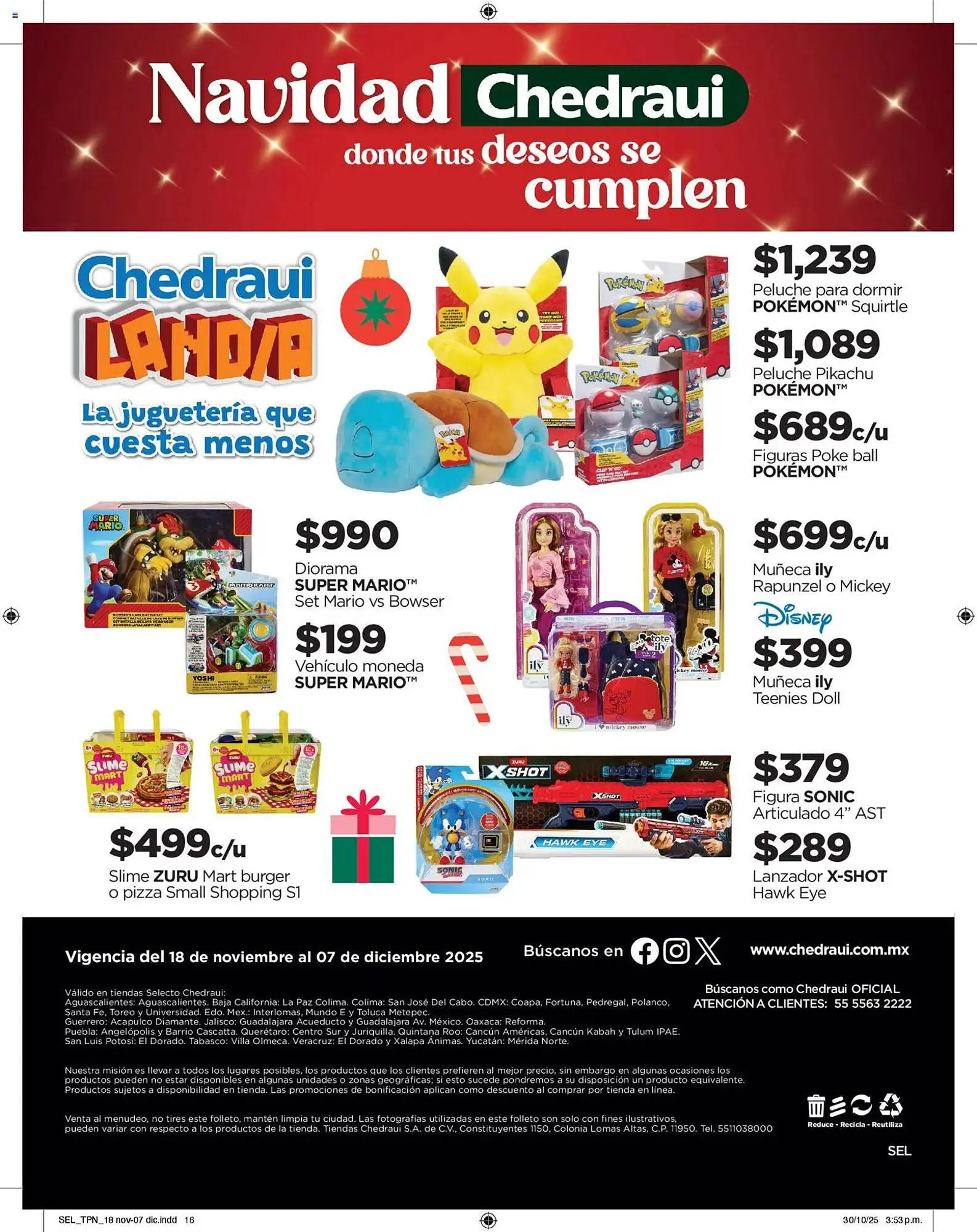 Catálogo de Folleto Chedraui 18 de noviembre al 8 de diciembre 2025 - Pagina 16