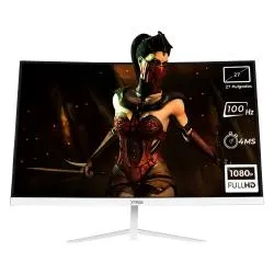 Monitor Gamer Curvo Xtreme PC Gaming Clarity LED 27", 1920x1080 Full HD, G-Sync/FreeSync, 100Hz, HDMI, Blanco