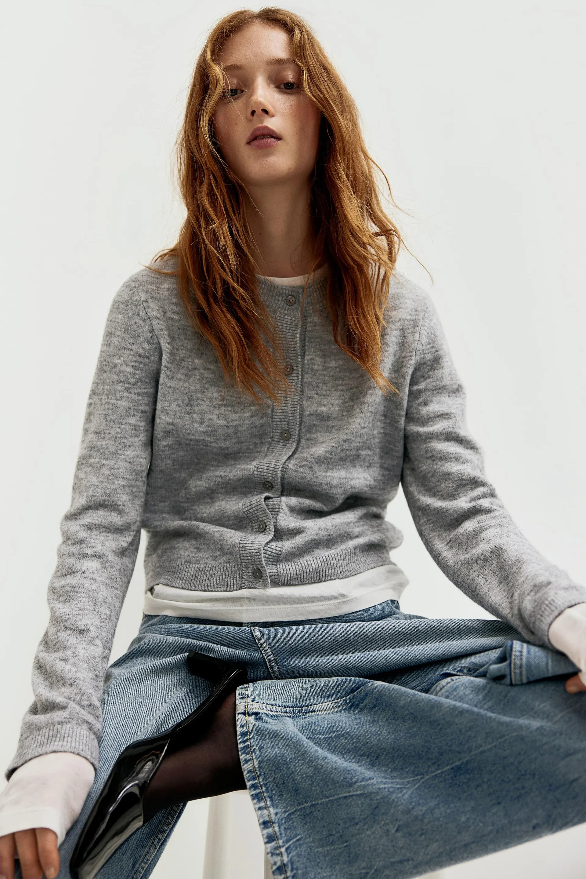 Cárdigan en tejido fino