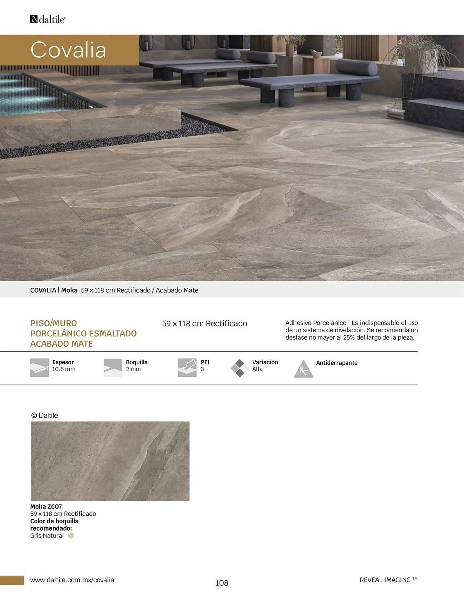 Catálogo de Catálogo Daltile 1 de enero al 31 de diciembre 2024 - Pagina 108