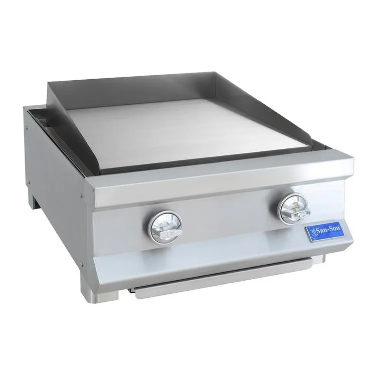 Plancha profesional San Son de 24", acero inoxidable