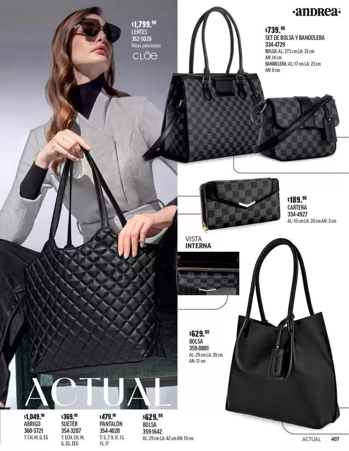 Catálogo de ANDREA - BOLSAS Y ACCESORIOS 26 de agosto al 25 de enero 2025 - Pagina 36