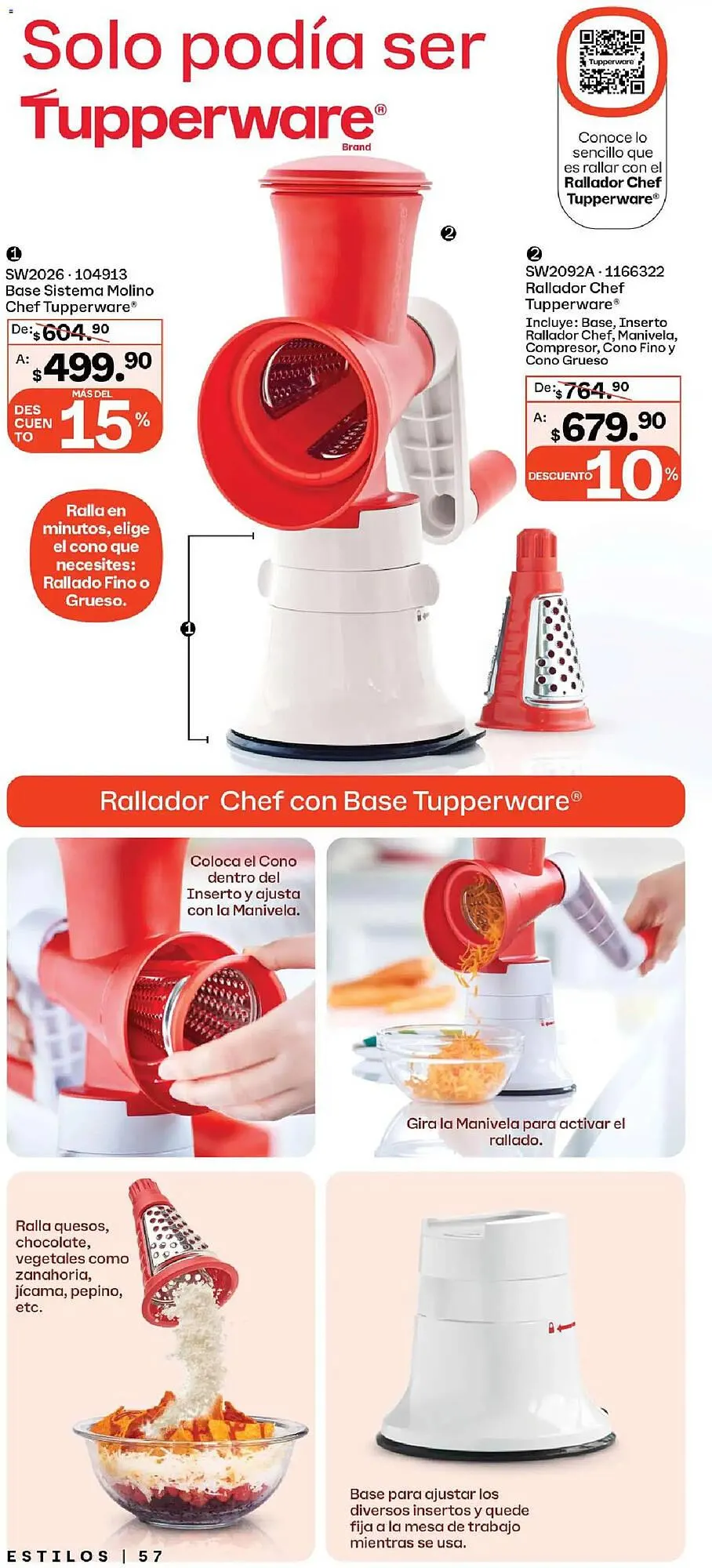 Catálogo de Catálogo Tupperware 26 de enero al 23 de febrero 2026 - Pagina 57