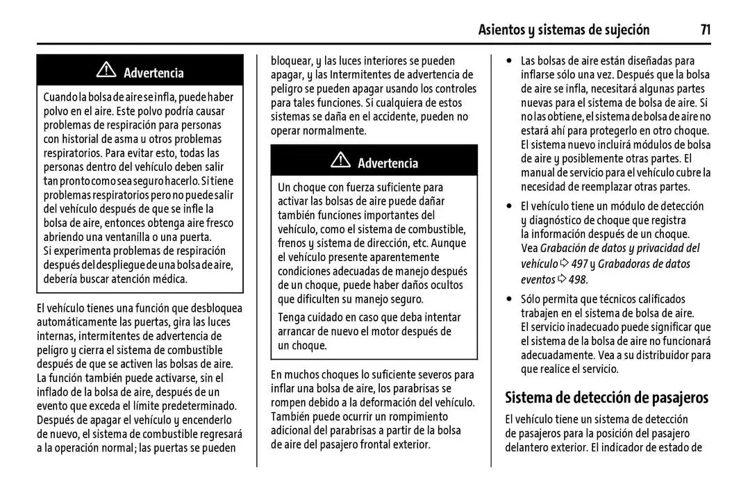 Catálogo de Cheyenne 2025 Manual del propietario 22 de enero al 31 de diciembre 2025 - Pagina 72