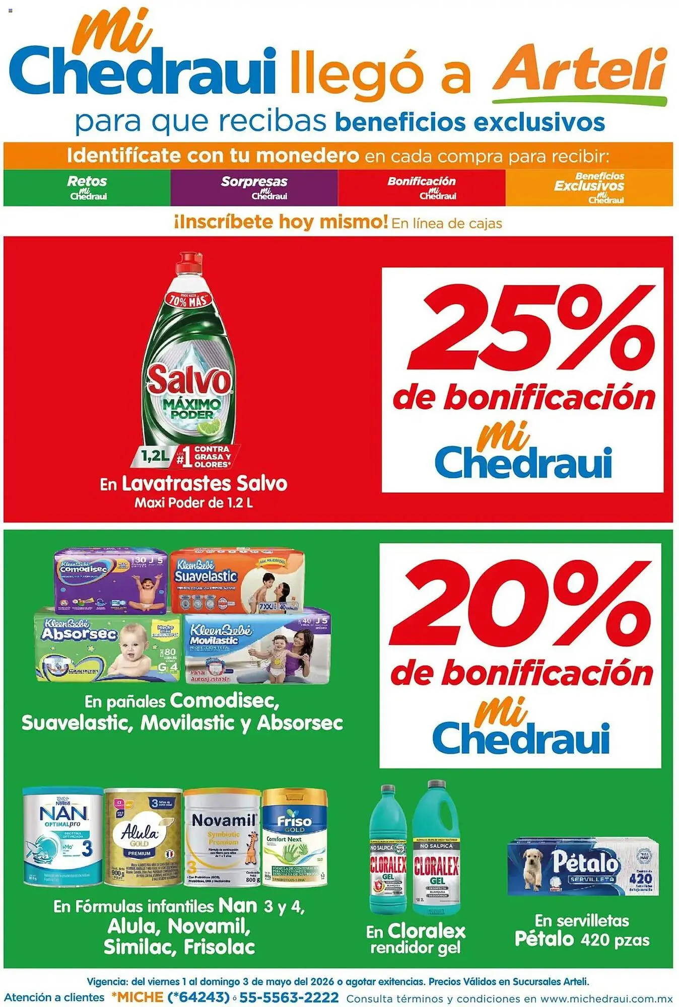 Catálogo de Folleto Arteli 1 de mayo al 4 de mayo 2026 - Pagina 1