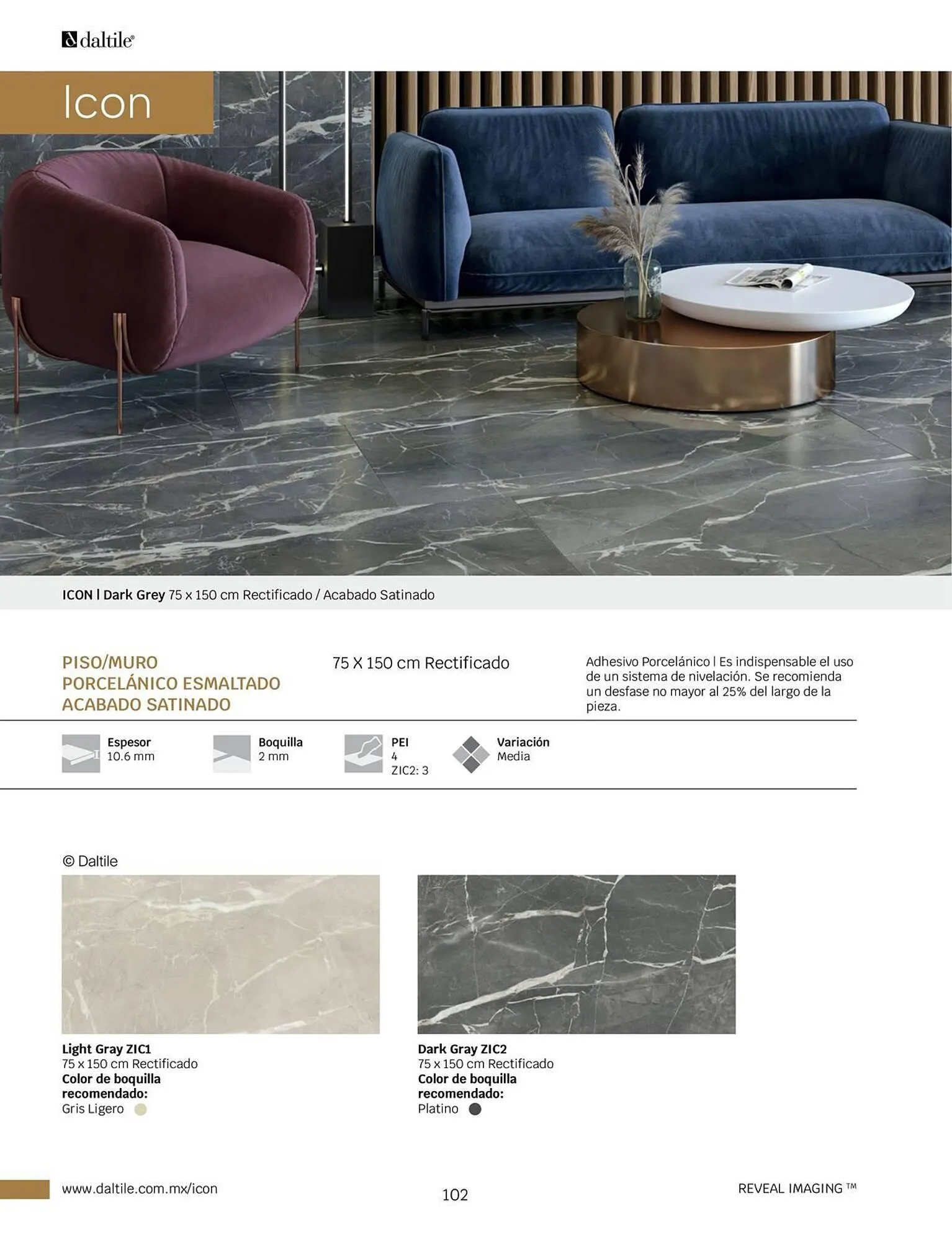 Catálogo de Catálogo Daltile 1 de enero al 31 de diciembre 2024 - Pagina 102