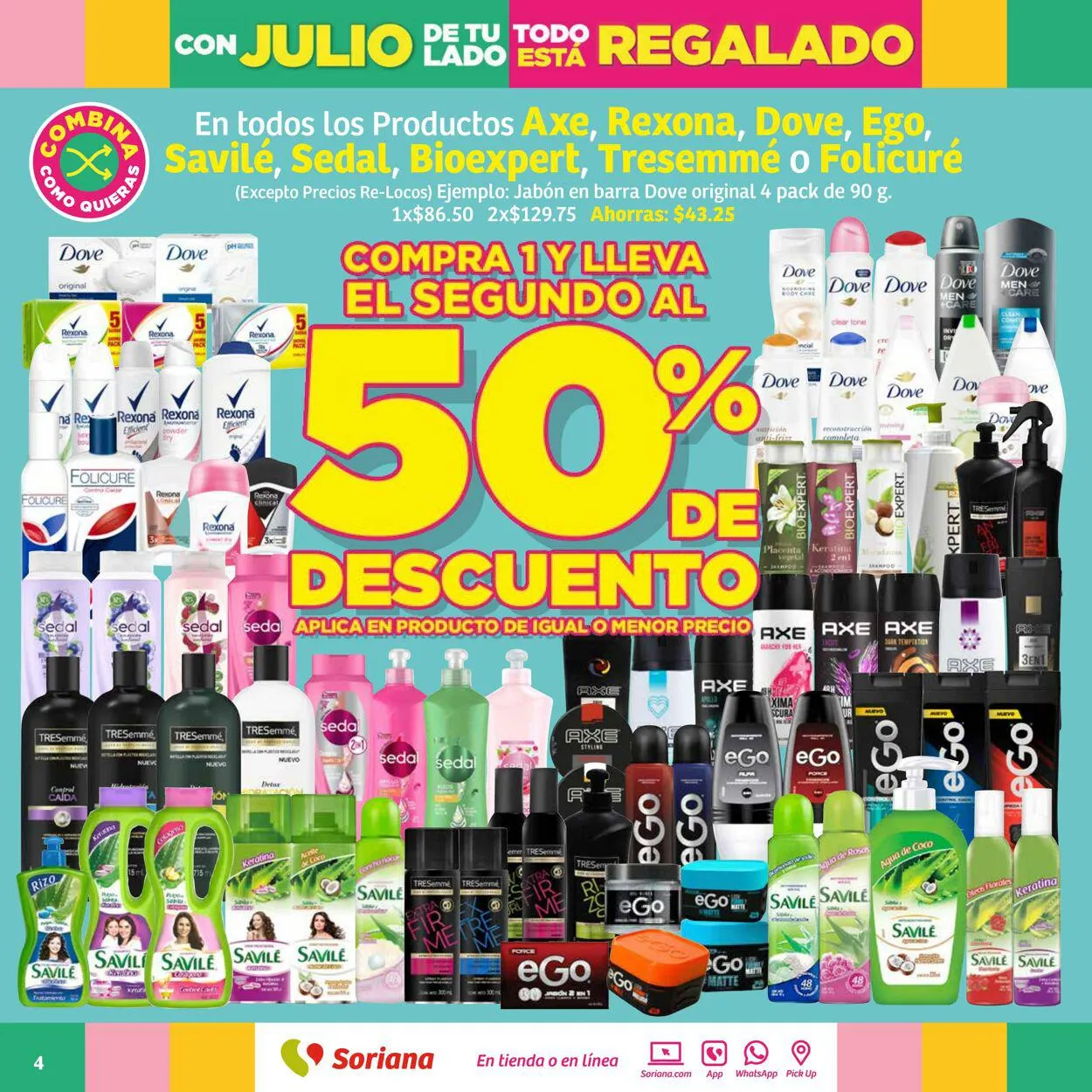 Catálogo de Soriana - Folleto Julio Regalado Super Nacional Oferta actual 20 de julio al 26 de julio 2023 - Pagina 4
