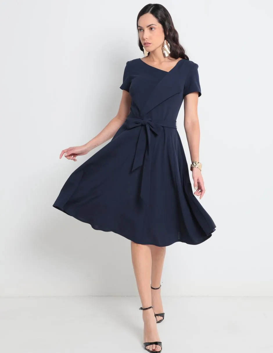 Vestido a la rodilla formal Rue de la Paix para mujer