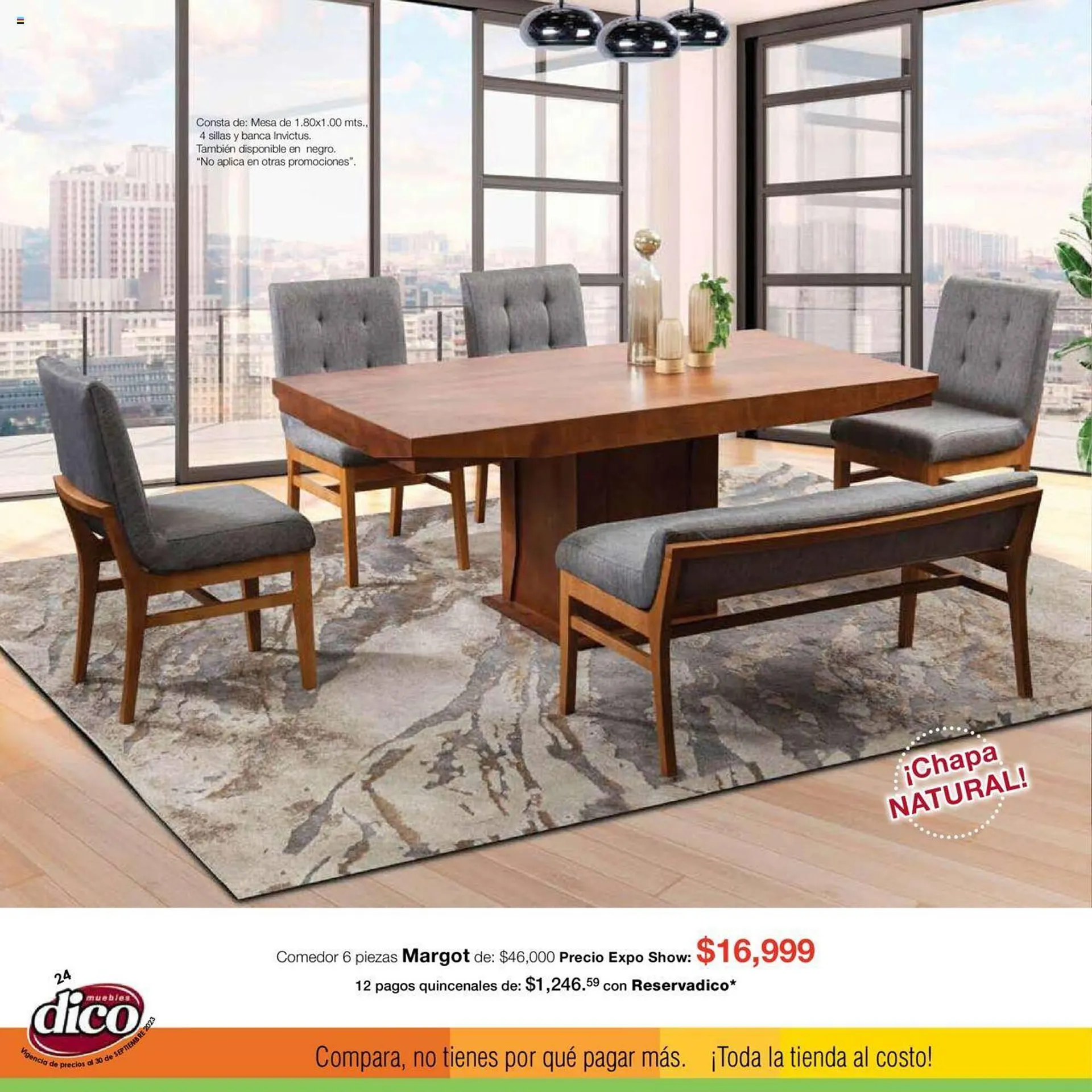 Catálogo de Catálogo Muebles Dico 7 de septiembre al 30 de septiembre 2023 - Pagina 24