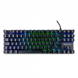 Teclado Gamer Xzeal XZ1020 LED, Teclado Mecánico, MX Red, Alámbrico, USB, Negro, Español