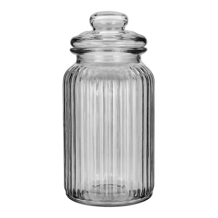 Frasco de vidrio con tapa hermética 1.3 L ATGS23 Home Sweet Home