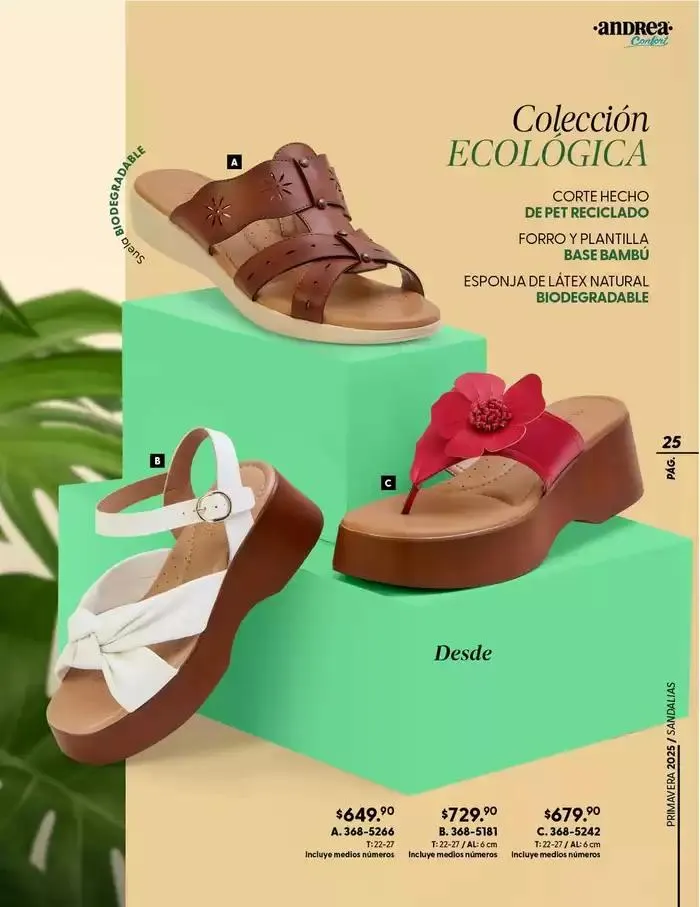 Catálogo de ANDREA | CALZADO CONFORT 26 de enero al 24 de mayo 2025 - Pagina 25